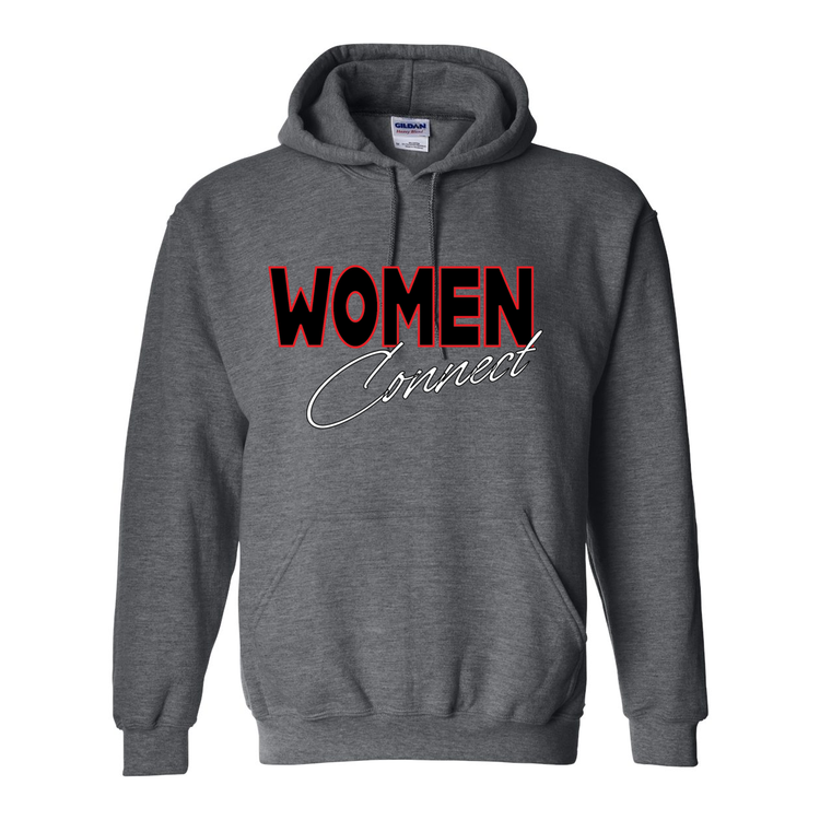 Women Connect - White - Hooded Sweatshirt