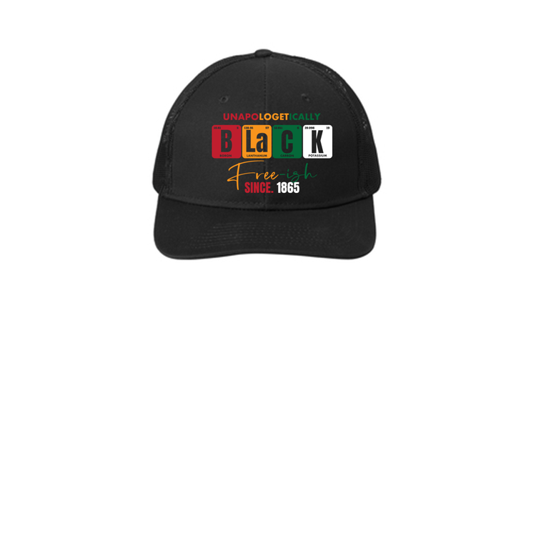 Unapologetically Black - C112 Port Authority® Snapback Trucker Cap