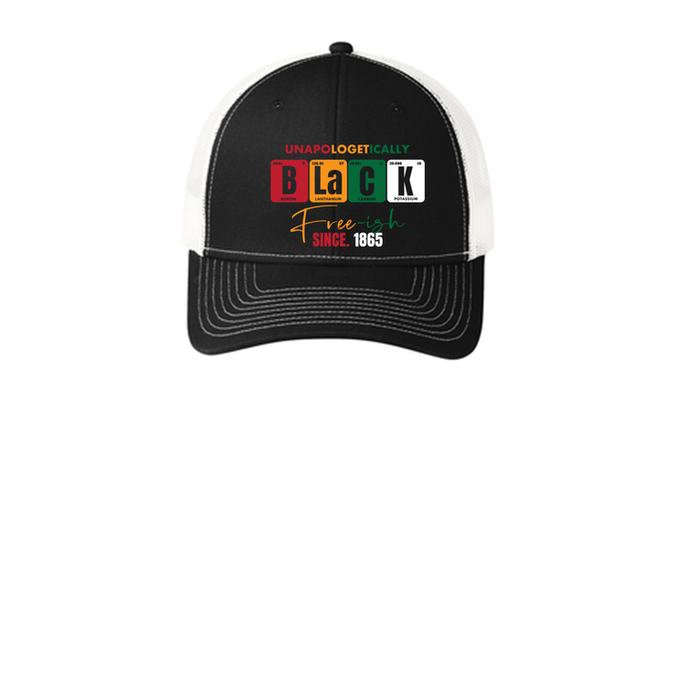 Unapologetically Black - C112 Port Authority® Snapback Trucker Cap