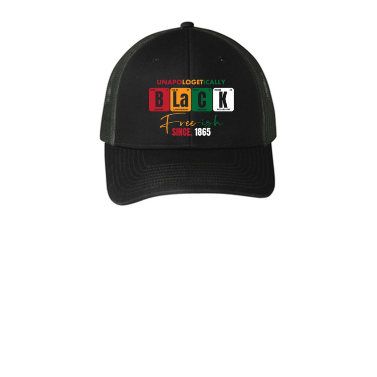 Unapologetically Black - C112 Port Authority® Snapback Trucker Cap