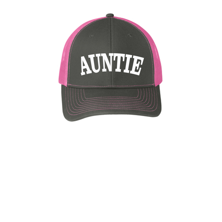 AUNTIE - C112 Port Authority® Snapback Trucker Cap