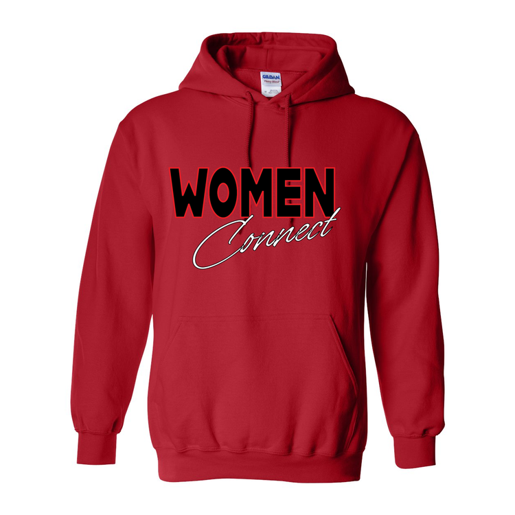 Women Connect - White - Hooded Sweatshirt