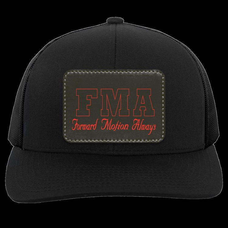 FMA-Trucker Hat-Snap Back with Patch Black