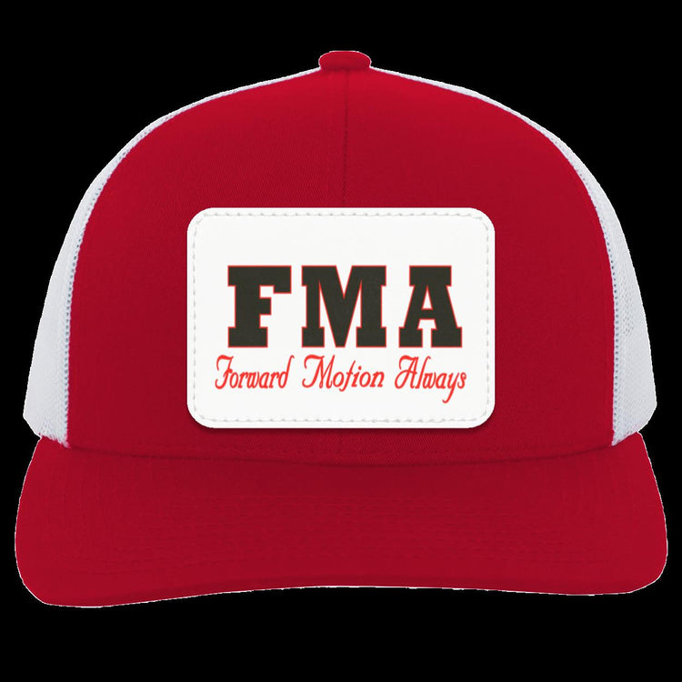 FMA-Trucker Hat-Snap Back with Patch White