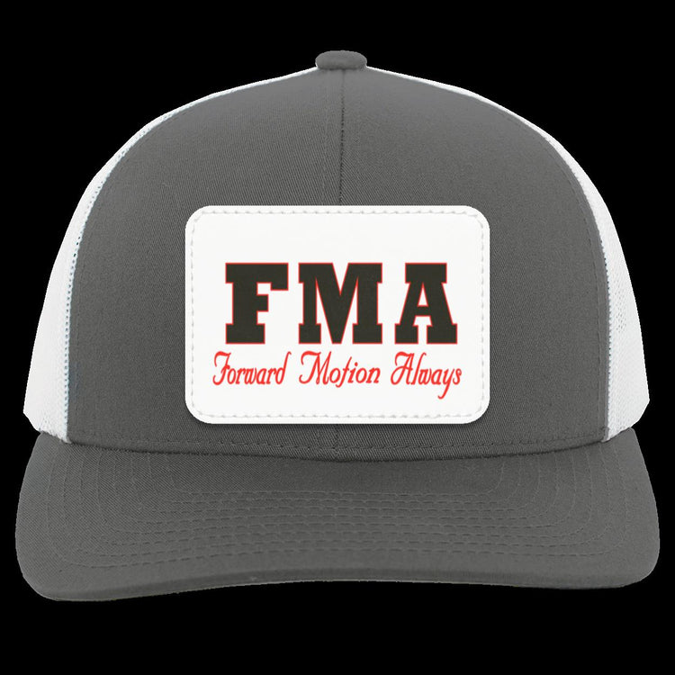 FMA-Trucker Hat-Snap Back with Patch White