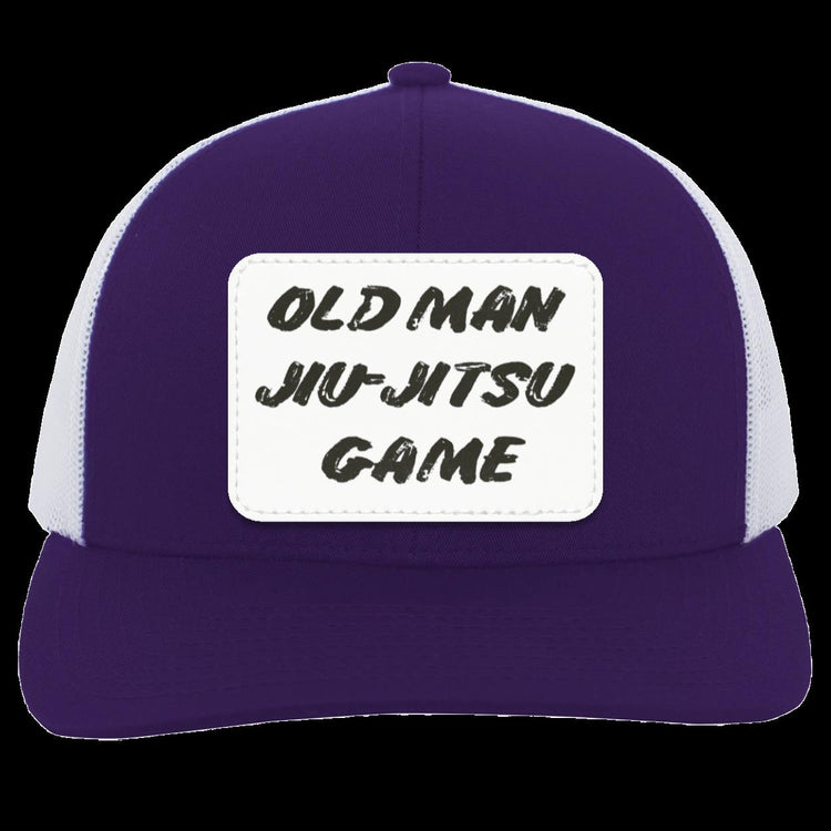 Old Man Jiu-Jitsu Game-Trucker Hat-Snap Back with Patch