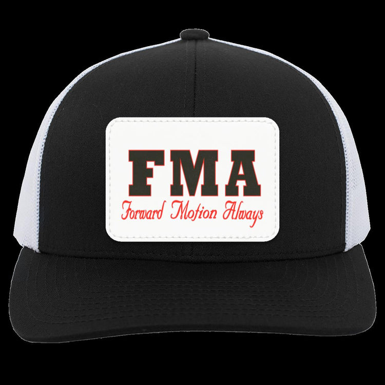 FMA-Trucker Hat-Snap Back with Patch White