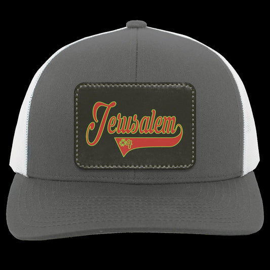 Jerusalem 4 - Baseball v2 - Trucker Hat-Snap Back with Patch-Black