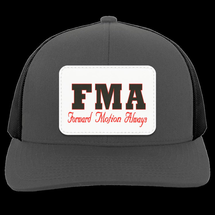 FMA-Trucker Hat-Snap Back with Patch White