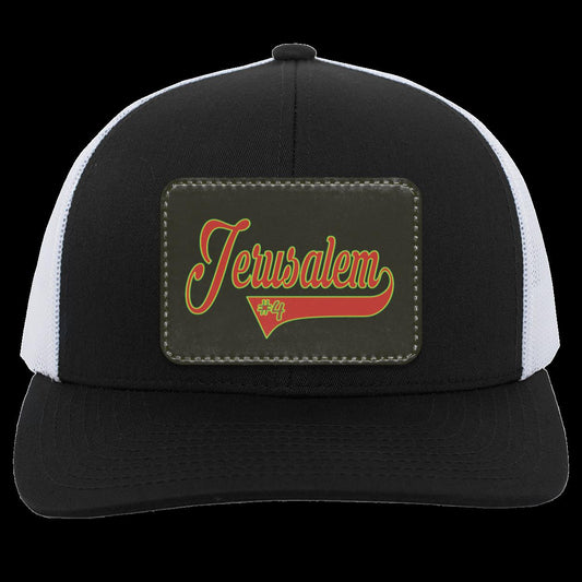 Jerusalem 4 - Baseball v2 - Trucker Hat-Snap Back with Patch-Black