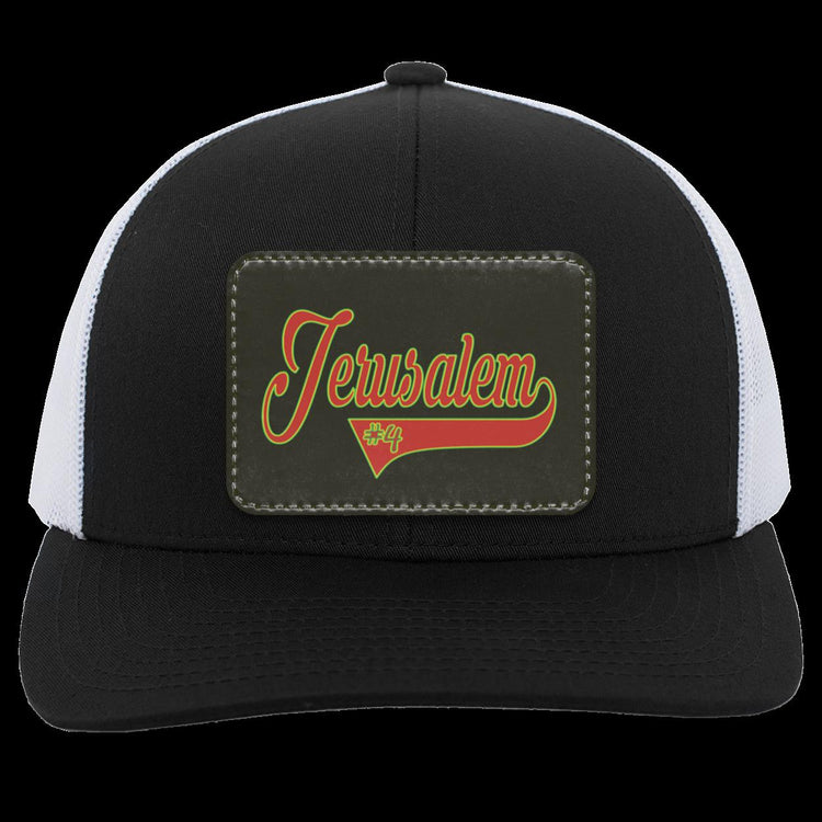 Jerusalem 4 - Baseball v2 - Trucker Hat-Snap Back with Patch-Black