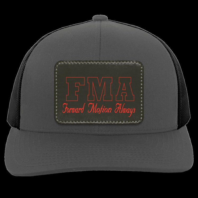 FMA-Trucker Hat-Snap Back with Patch Black