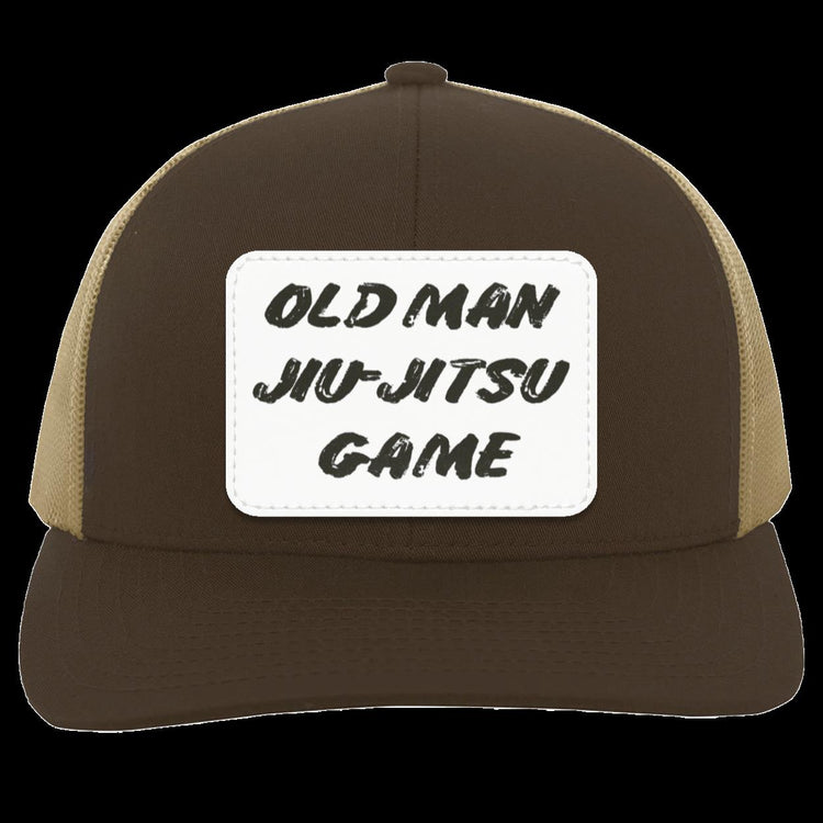 Old Man Jiu-Jitsu Game-Trucker Hat-Snap Back with Patch