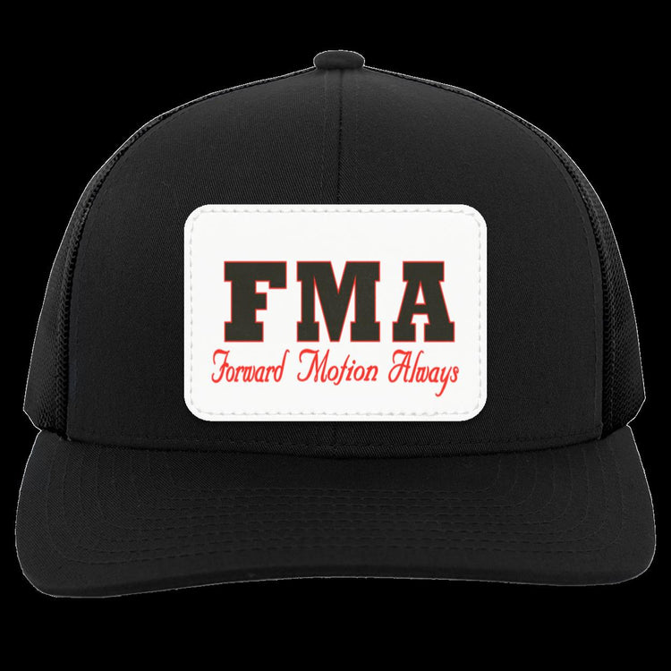 FMA-Trucker Hat-Snap Back with Patch White