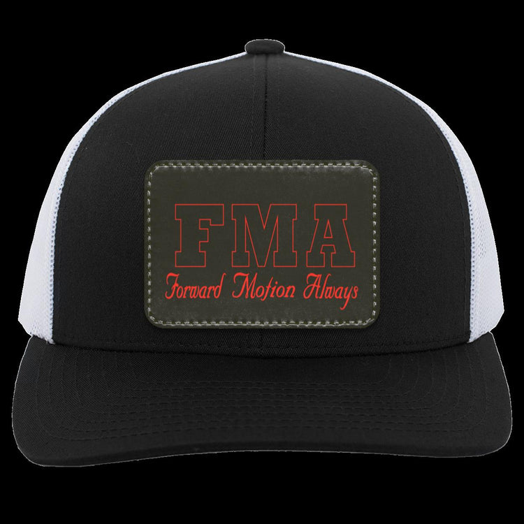 FMA-Trucker Hat-Snap Back with Patch Black