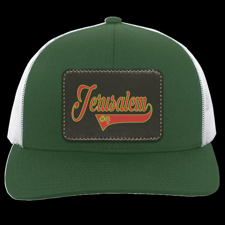 Jerusalem 4 - Baseball v2 - Trucker Hat-Snap Back with Patch-Black