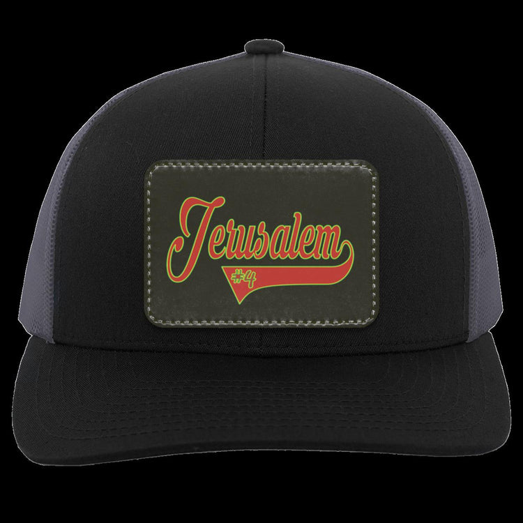 Jerusalem 4 - Baseball v2 - Trucker Hat-Snap Back with Patch-Black