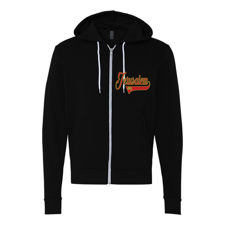 Jerusalem Baseball v2-Unisex Full-Zip Hoodie