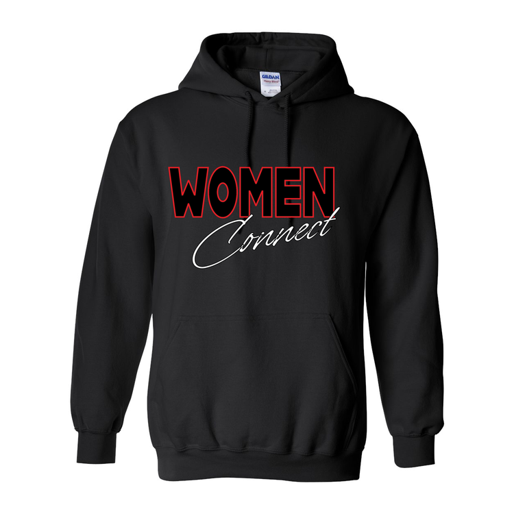 Women Connect - White - Hooded Sweatshirt