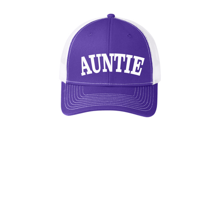 AUNTIE - C112 Port Authority® Snapback Trucker Cap