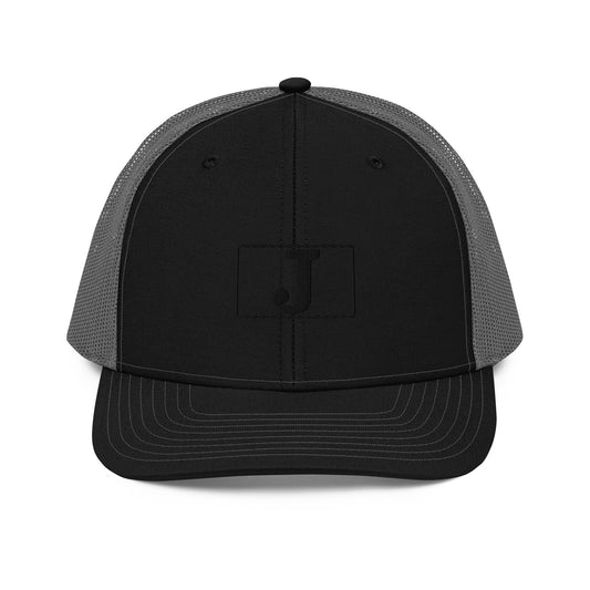 The J - Embroidery - Boxed In - Trucker Cap