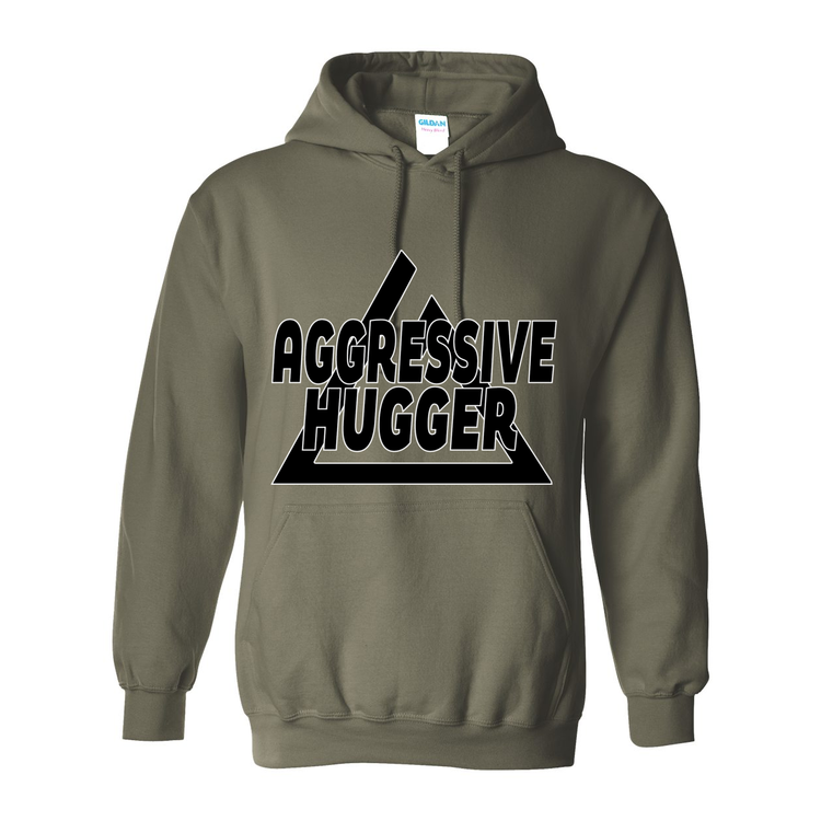 Aggressive Hugger BJJ - Hooded Sweatshirt