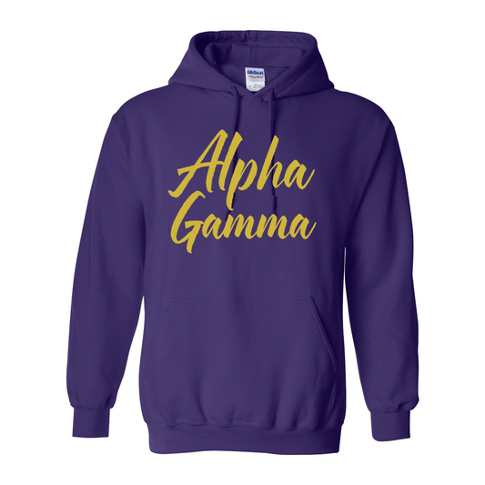 Alpha Gamma - Omegas - Hooded Sweatshirt