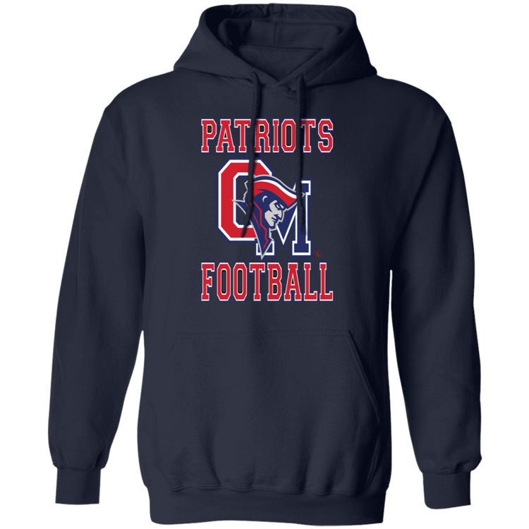 OM Patriots Football - Pullover Hoodie