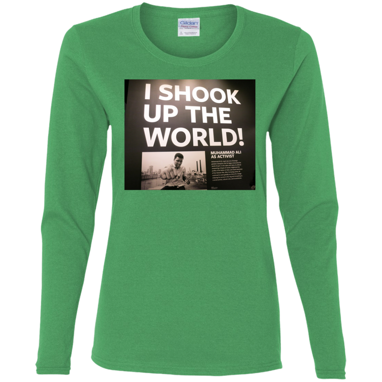 I Shook Up The World Women's LS Tee