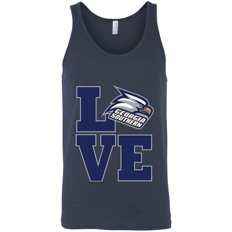 GA Southern - Alumni LOVE - Fashion Fitted Unisex Tank