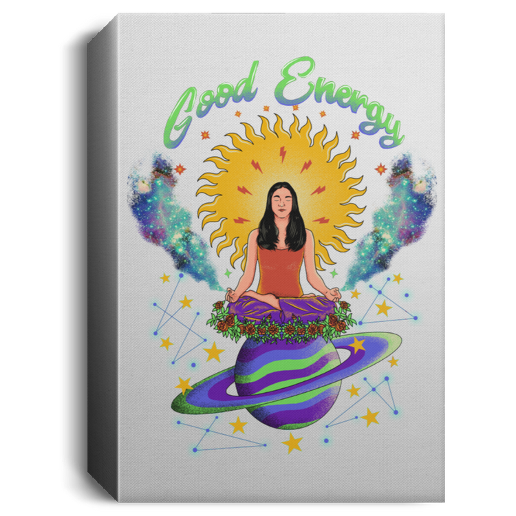 Good Energy - Deluxe Portrait Canvas 1.5in Frame