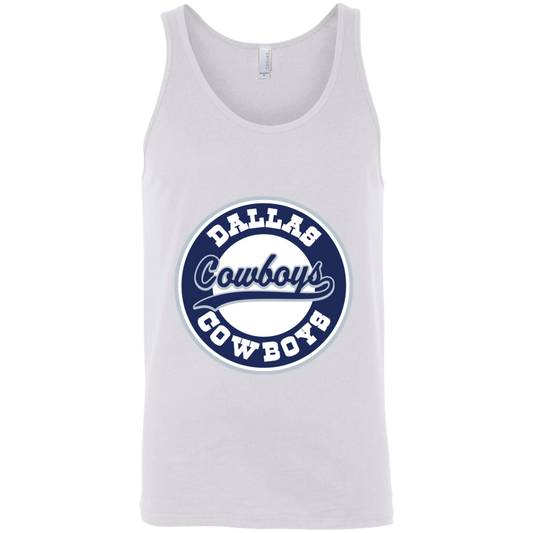 Dallas Cowboys Circle Tee - Fashion Fitted Unisex Tank