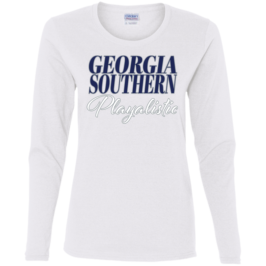 GA Southern - Southern Playalistic - Women's LS Tee