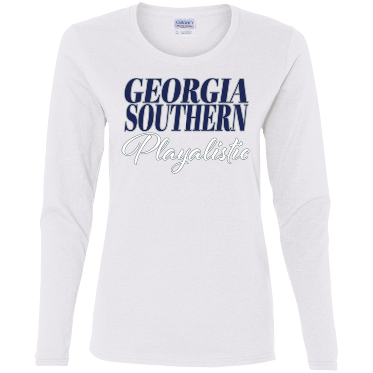 GA Southern - Southern Playalistic - Women's LS Tee