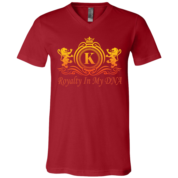 King - Royalty In My DNA - Unisex V Neck T-Shirt