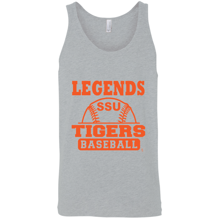 SSU - Tigers Baseball - Orange - Fashion Fitted Unisex Tank