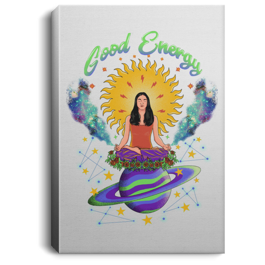 Good Energy - Portrait Canvas .75in Frame