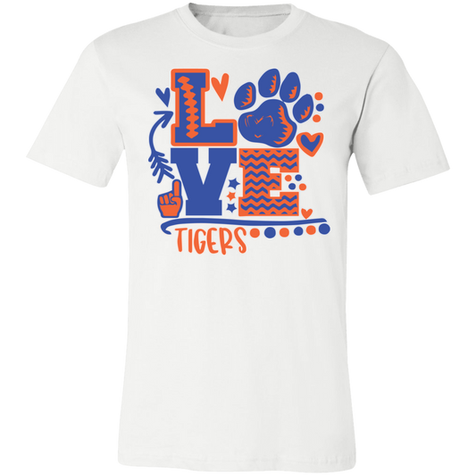 SSU - Love Tigers - Fashion Fitted Short-Sleeve T-Shirt