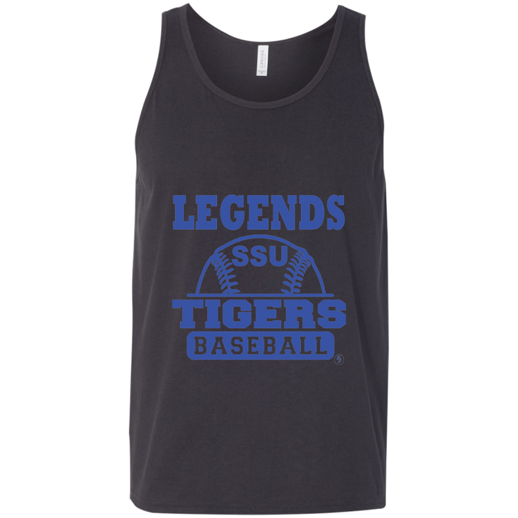 SSU - Tigers Baseball - Blue - Fashion Fitted Unisex Tank