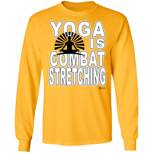 YOGA is Combat Stretching - Men's LS Tee