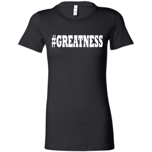 GREATNESS White - Black Label Women's' T-Shirt