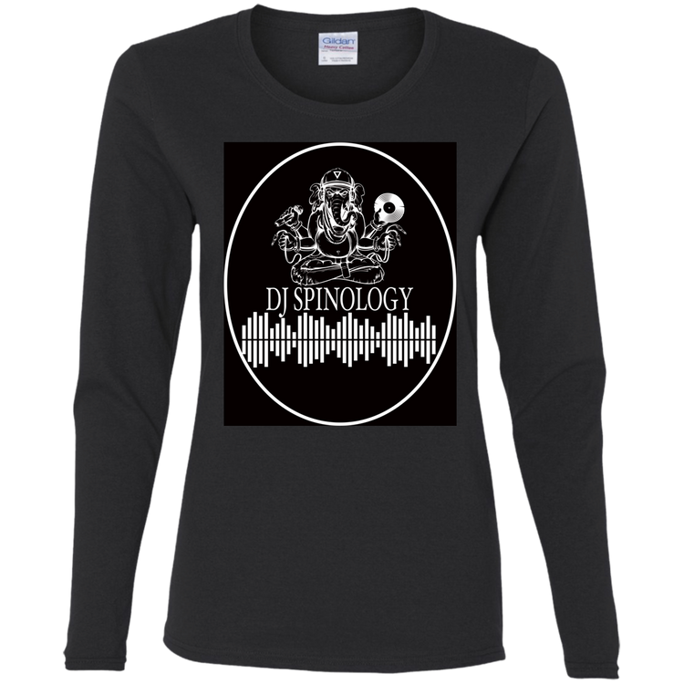 DJ SPINOLOGY - Gannesh Black - Women's LS Tee