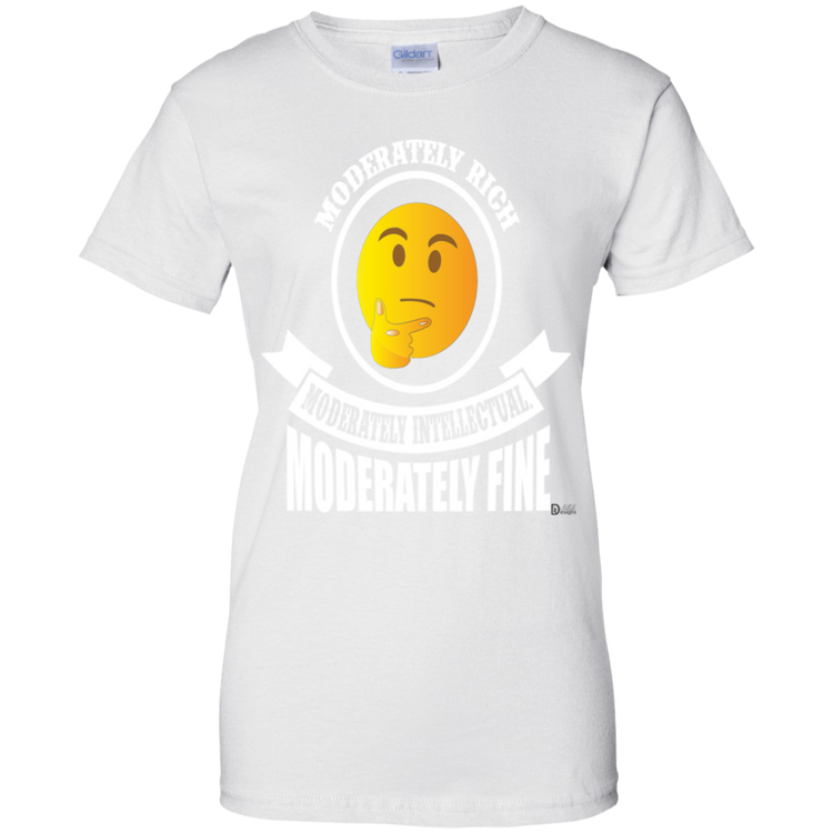 Moderately Rich - Intellectual - Fine - Women's Tee