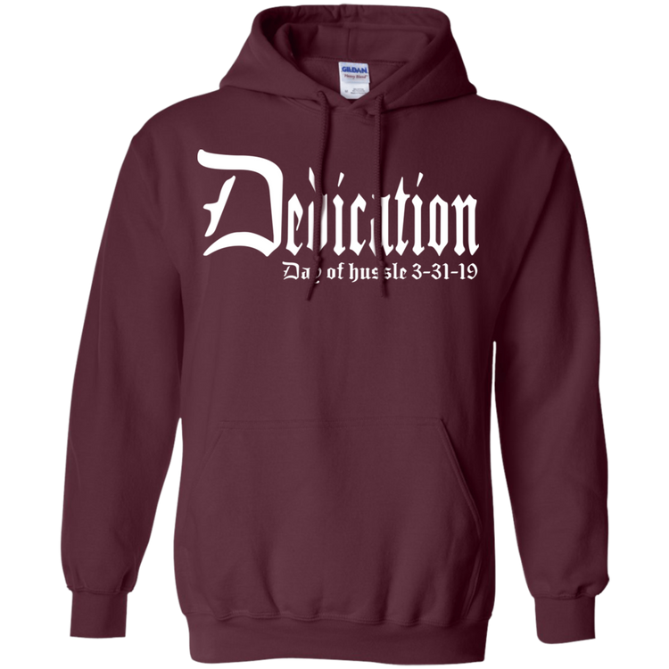 Dedication - Day of Hussle - White - Men's / Women's Pullover Hoodie