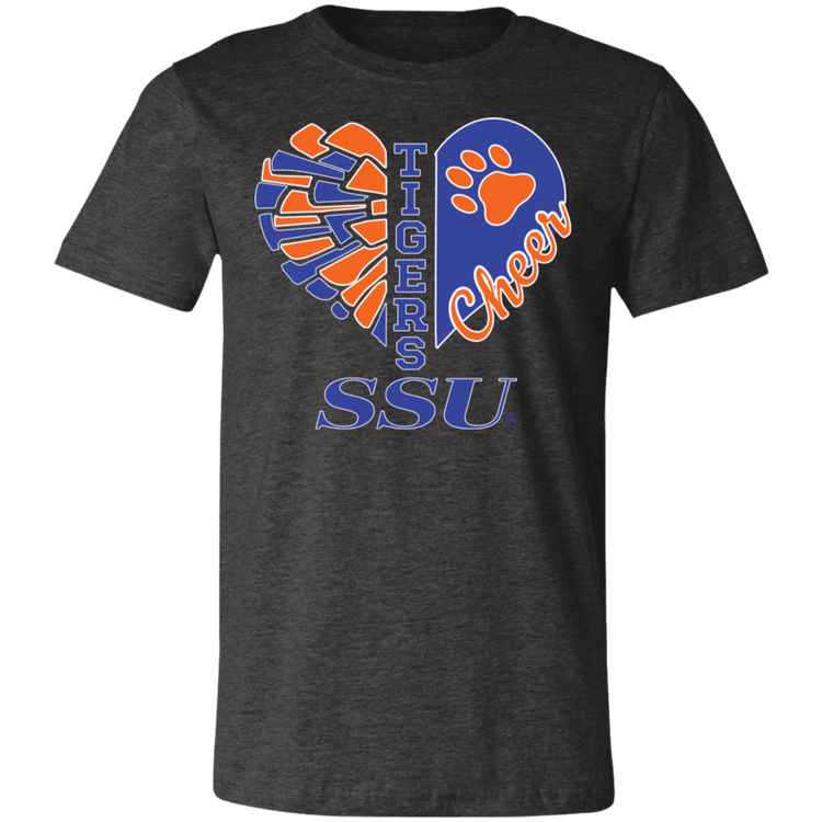 SSU - Tigers Cheer - Fashion Fitted Short-Sleeve T-Shirt