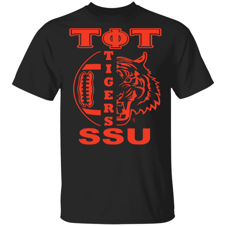 SSU - Tigers Football - Orange - Unisex  5.3 oz. T-Shirt