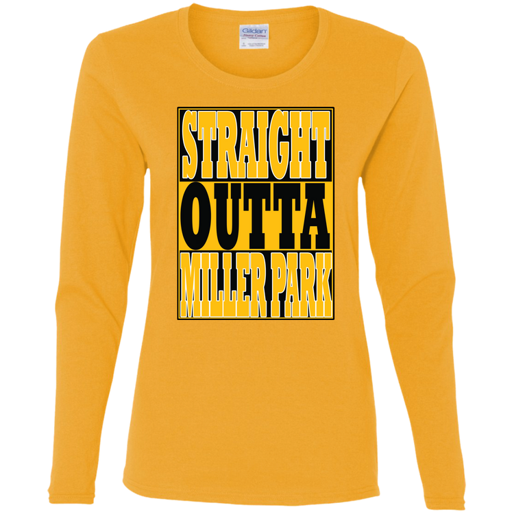 Straight Outta Miller Park - Women's LS Tee