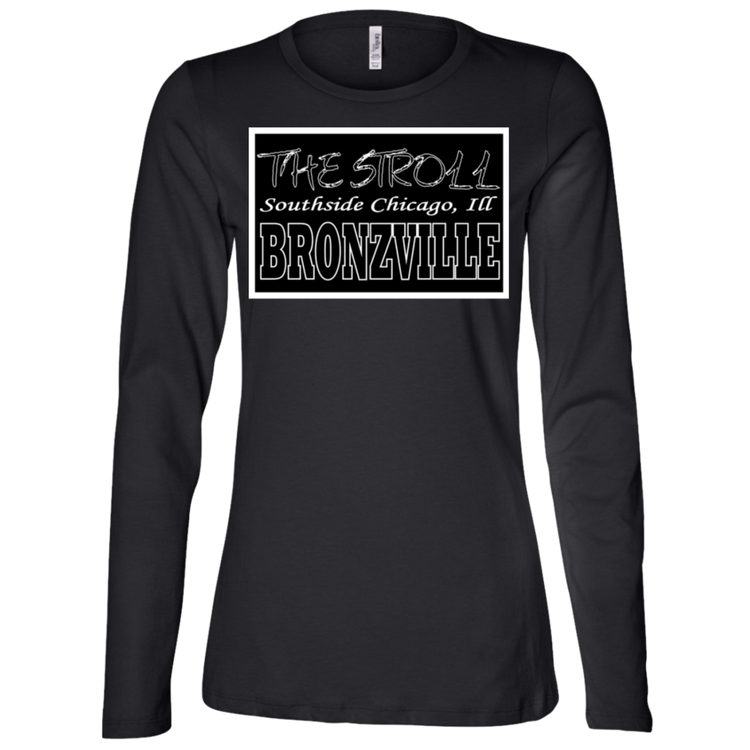 The Stroll - Bronzville - Women's LS Missy Fit T-Shirt