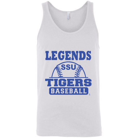 SSU - Tigers Baseball - Blue - Fashion Fitted Unisex Tank