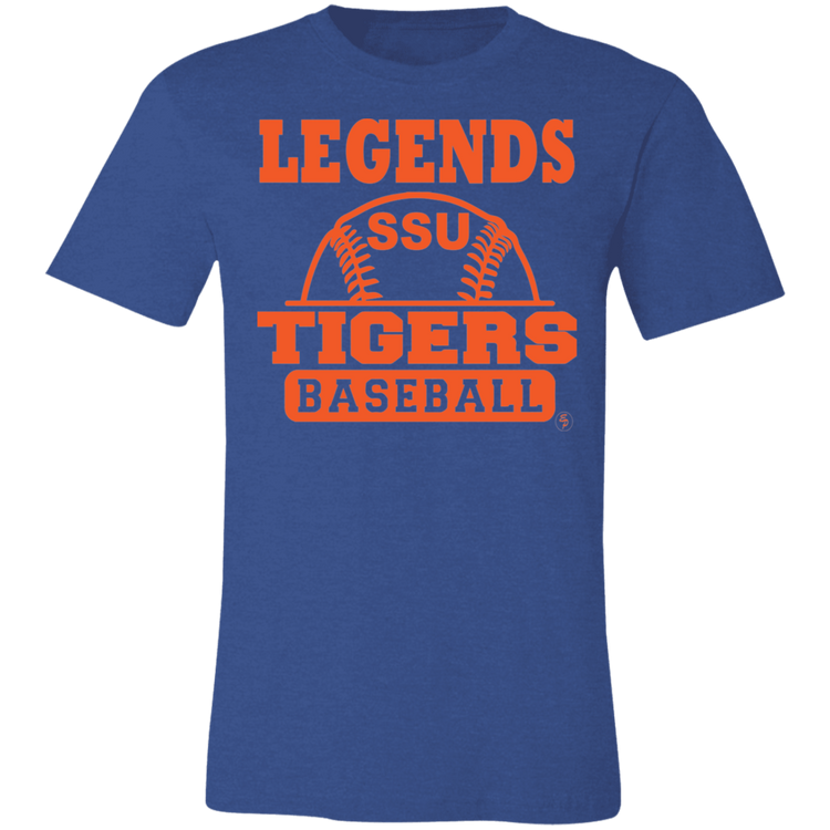 SSU - Tigers Baseball - Orange - Fashion Fitted Short-Sleeve T-Shirt